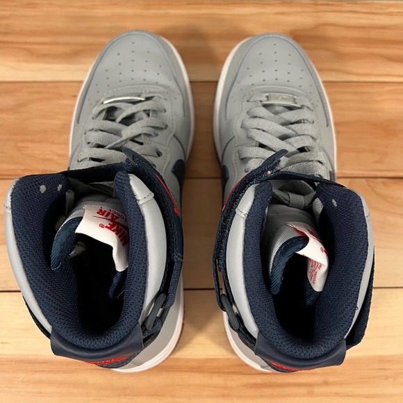 Nike Gray and Navy Sneakers Air Force 1 - Picture 9 of 13